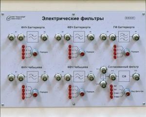 Модуль «Электрические фильтры»