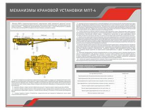 Стенд "Механизмы крановой установки МПТ - 4"