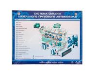 Электрифицированный светодинамический стенд "Система смазки двигателя дизельного грузового автомобиля"