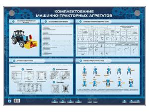Электрифицированный светодинамический стенд "Комплектование машинно-тракторных агрегатов"
