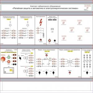 Комплект лабораторного оборудования «Релейная защита и автоматика в электроэнергетических системах»