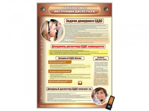 Электрифицированный стенд "Должностные инструкции диспетчера"