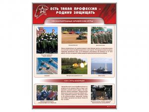 Стенд "Есть такая профессия - Родину защищать "
