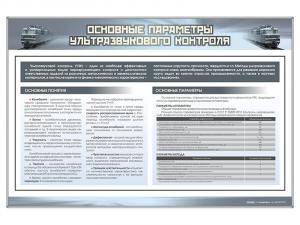 Стенд "Основные параметры ультразвукового контроля"
