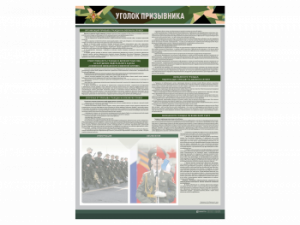 Стенд-уголок "Уголок призывника"