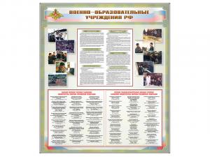 Стенд "Военные образовательные учреждения Российской Федерации"