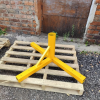 Стойки для пляжного волейбола с механизмом натяжения и Т-образными стаканами